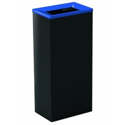 COLLECTEUR EN MÉTAL TRI SÉLECTIF 40 et 60L NOIR - Labo plus